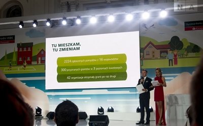 Gala II edycji konkursu "Tu mieszkam, tu zmieniam" Fundacji Banku Zachodniego WBK
