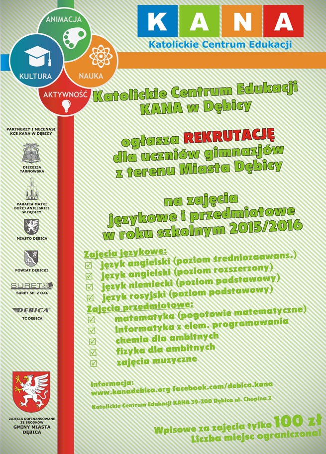 Plakat rekrutacja