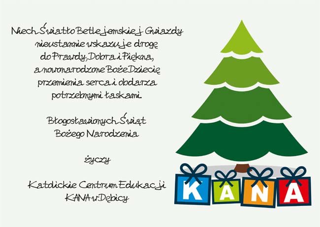 Kartka świąteczna KANA