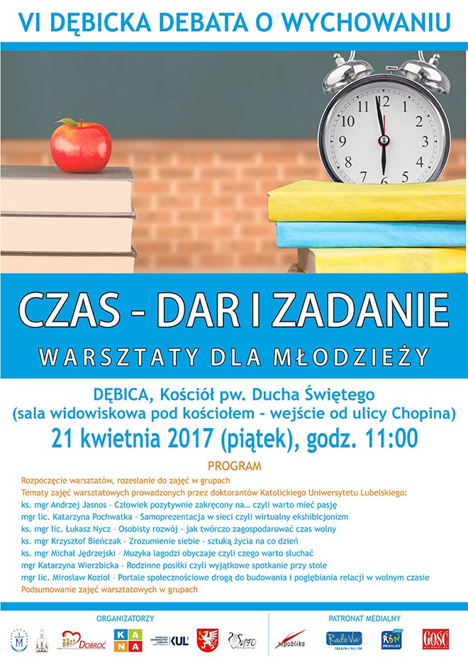 Warsztaty Czas dar i zadanie