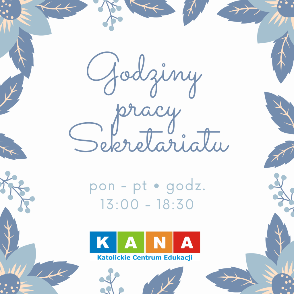 Godziny pracy Sekretariatu.